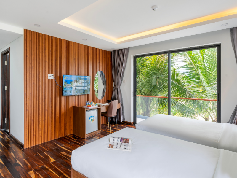 Biệt thự 03 phòng ngủ – Có hồ bơi – Hướng vườn