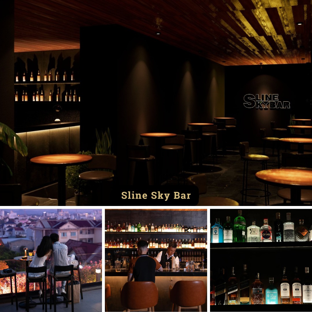 Không gian Sline Sky Bar ở Huế